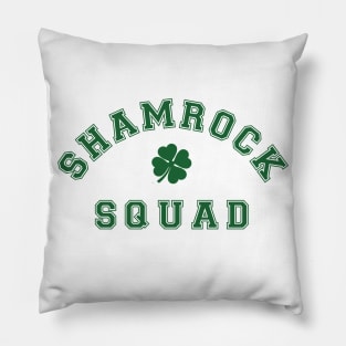 Happy St. Patrick's Day Shamrock Pillow