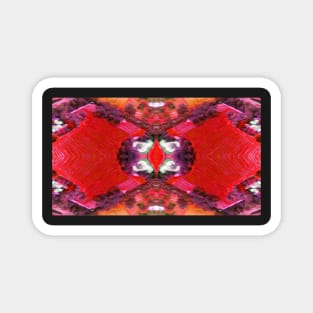 Red Design - by Avril Thomas Magnet