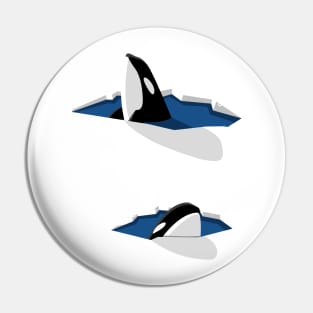 Killer Whale Pin