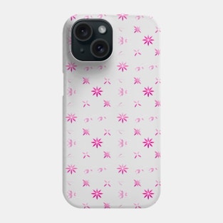 Beautiful Flowers Seamless Pattern With pink Phone Case