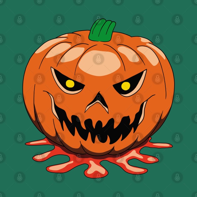 Halloween pumpkin head by TMBTM