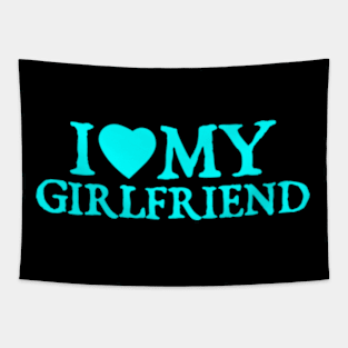 I Love I Heart My Girlfriend Tapestry