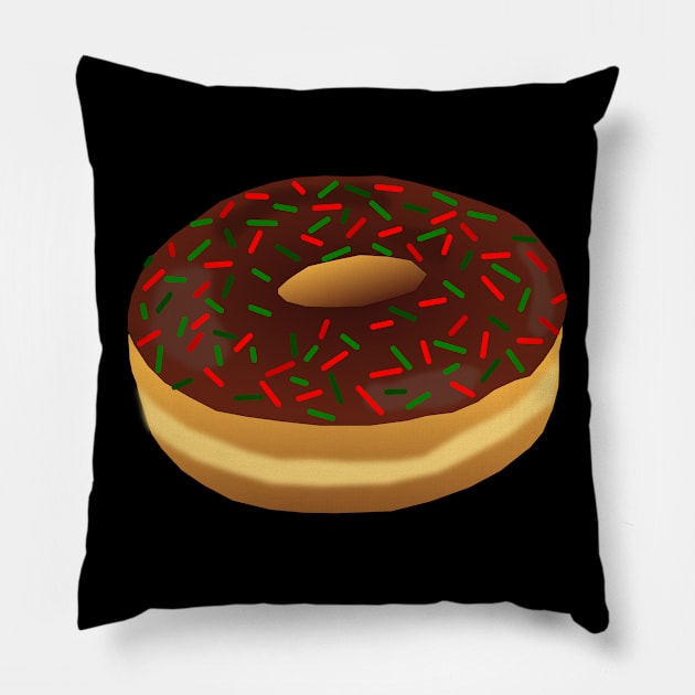 Christmas Donuts Pillow by momo1978