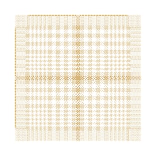 neutral plaid sand and beige T-Shirt