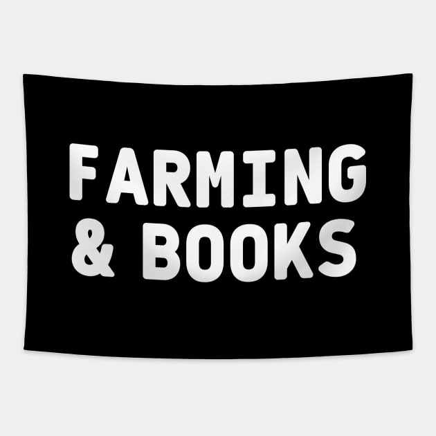 Farming & Books Tapestry by SpHu24