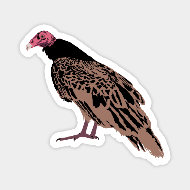 Turkey Vulture Magnet by stargatedalek