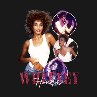 RETRO VINTAGE WHITNEY HOUSTON 90S BOOTLEG STYLE T-Shirt