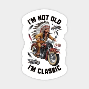 Timeless Ride: I' Not Old, I' A Classic Motorcycle Magnet