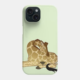 Naptime Giraffe Phone Case