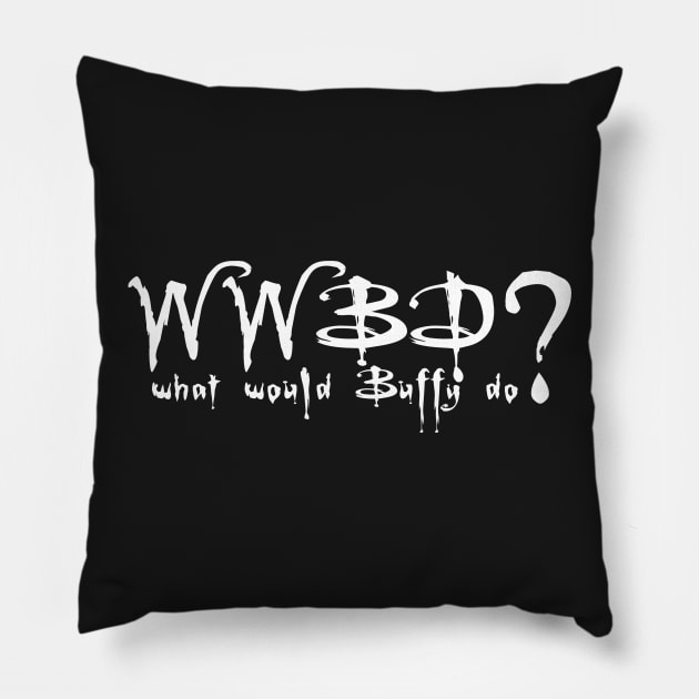 buffy Pillow by seriefanatic