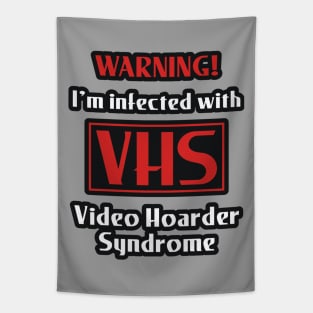 VHS Infection (Video Hoarder Syndrome) Tapestry