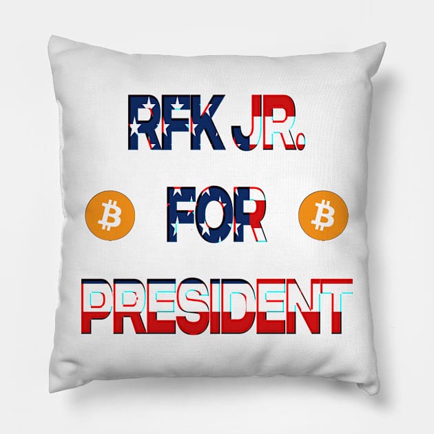 RFK JR FOR PRESIDENT Pillow by psanchez