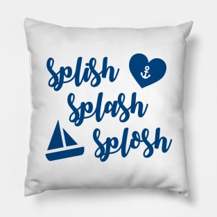 Splish Splash Splosh Pillow