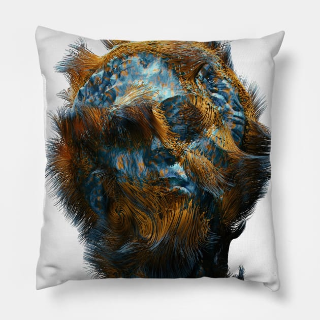 CORAL SCULPTURE Pillow by gigigvaliaart