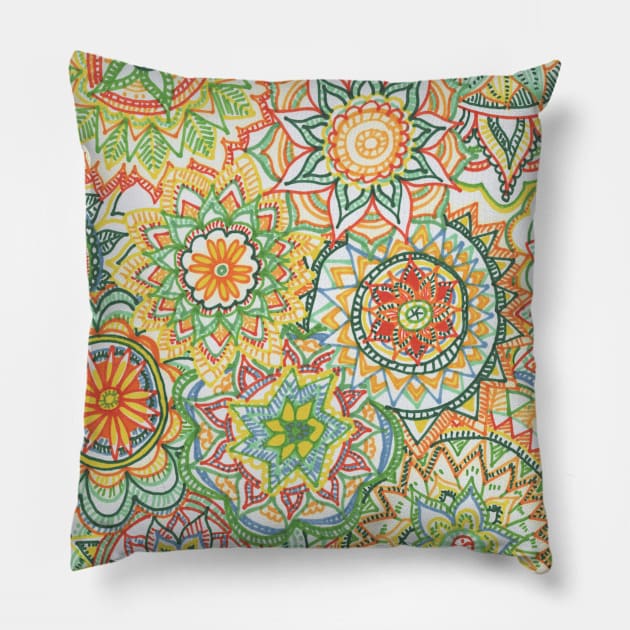 Mandala Pillow by Izzyolda