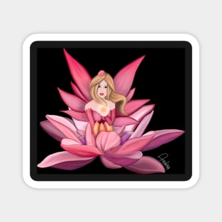 The fairytale on the lily Magnet