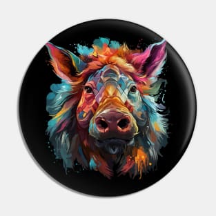 Warthog Rainbow Pin