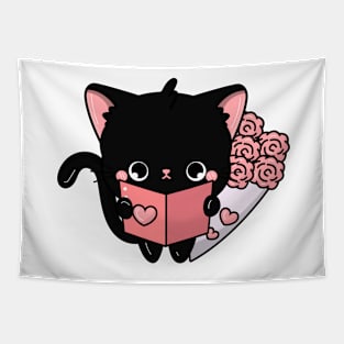 Valentine's cat Tapestry