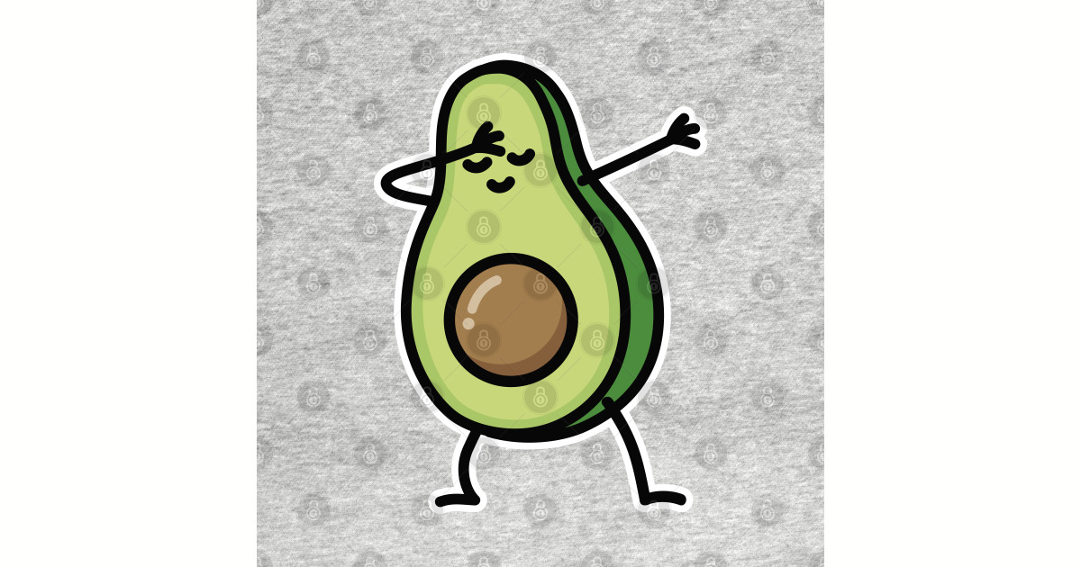 Как красиво нарисовать авокадо