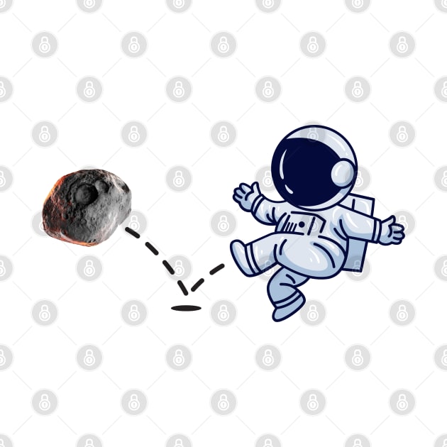 Astronaut plays Meteorite Soccer by firstsapling@gmail.com