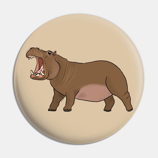 Hangry hungry hippo Pin by doodletokki