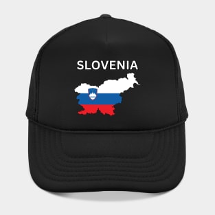 Slovenia Flag Map Hat