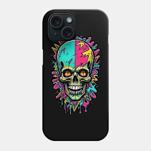 Pastel Color Skull Phone Case