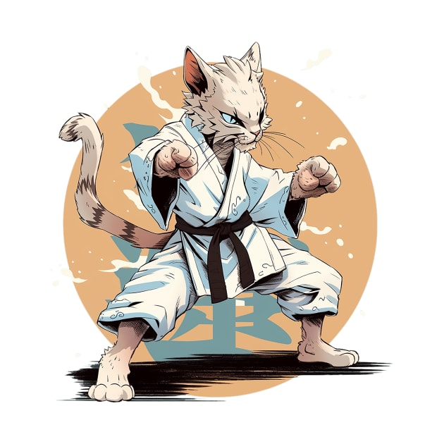 karate cat by lets find pirate