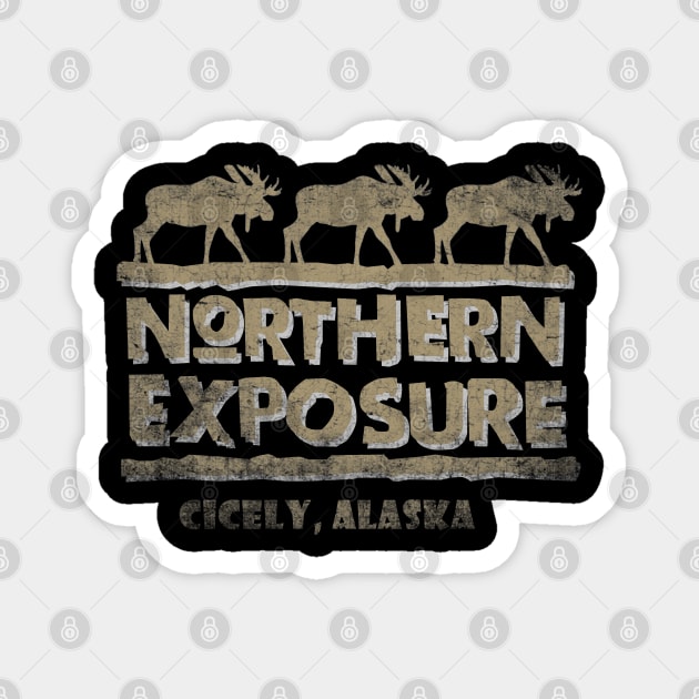 Northern-Exposure-Cicely-Alaska Magnet by himmih chromatic art