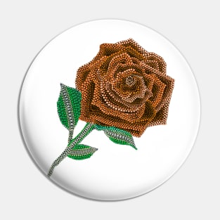 Rose - Orange Pin