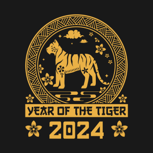 Year of The Tiger 2024 Chinese New Years Zodiac tiger | New year gift | Lunar year Tiger lover T-Shirt