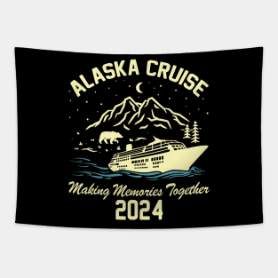 2024 Alaska Cruise, Family Cruise, Matching Cruise Squad, Cruise Travel, Alaska Family Trip Tapestry