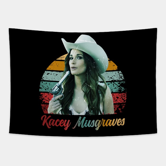 Kacey Retro Country Tapestry by DESKPOP PODCAST