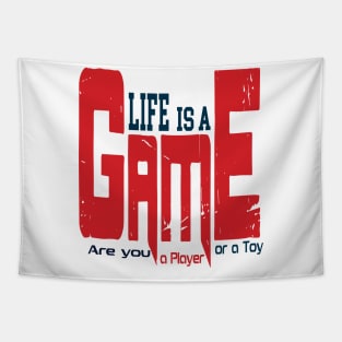 Life Is A Game Tapestry