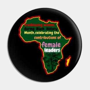 trailblazing women, during Black History Month, celebrating the contributions of female leaders. Pin