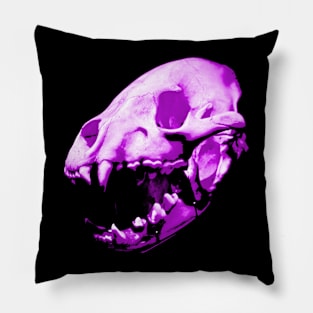 Purple Predator Skull Pillow