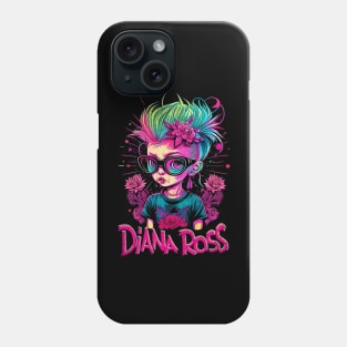 Diana Rock Girl Vintage Phone Case