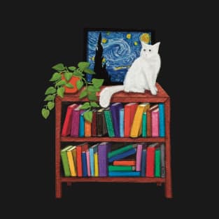 Van Gogh Cat T-Shirt