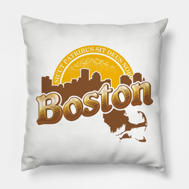 Boston Cheers Pillow by nickbuccelli