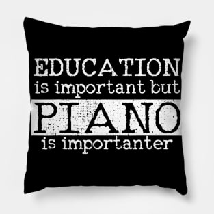 Piano Shirt Music Teacher Tshirt Pianist Musical Vintage Tee Pillow