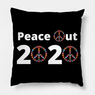 Peace Out 2020 New Year Pillow