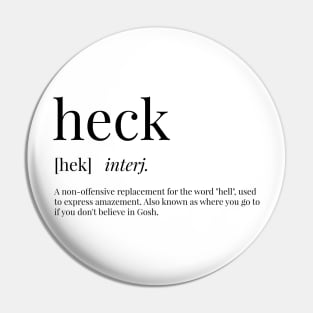 Heck Definition Pin
