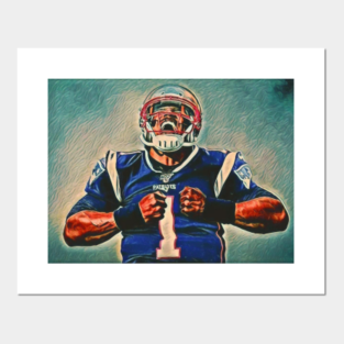 Cam Newton Patriots Posters And Art Prints Teepublic