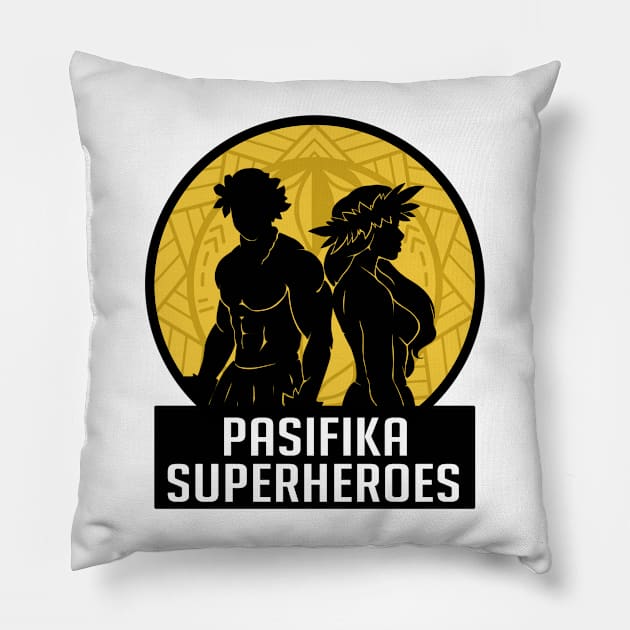 Pasifika Superheroes Pillow by Reading Warrior 