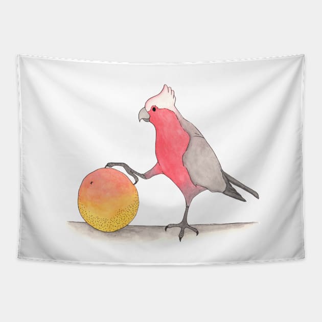 G is for Galah Tapestry by thewatercolorwood