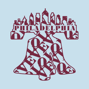 PHILADELPHIA LOVE PHILLY SKYLINE PHILLY FAN LIBERTY BELL ORIGINAL T-Shirt