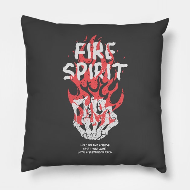 Spirit of fire Pillow by INTRUE