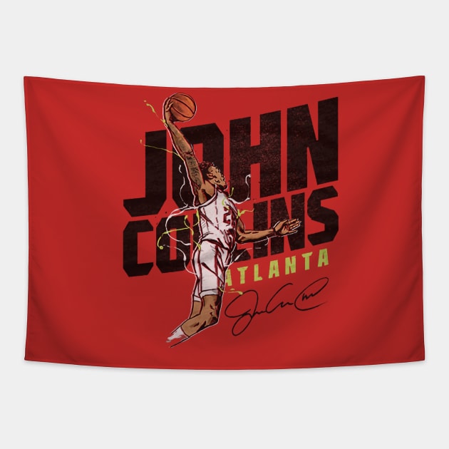 John Collins Atlanta Slam Tapestry by MASTER_SHAOLIN