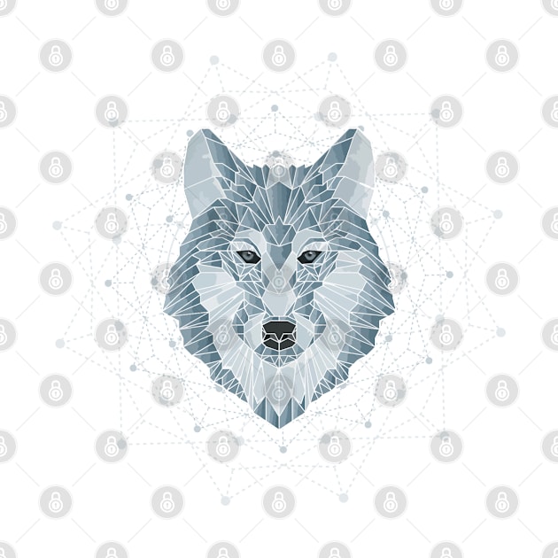 Geometric Wolf by Jitterfly