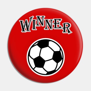 Soccer Winner Goal Champion Soccer Ball Football Pin